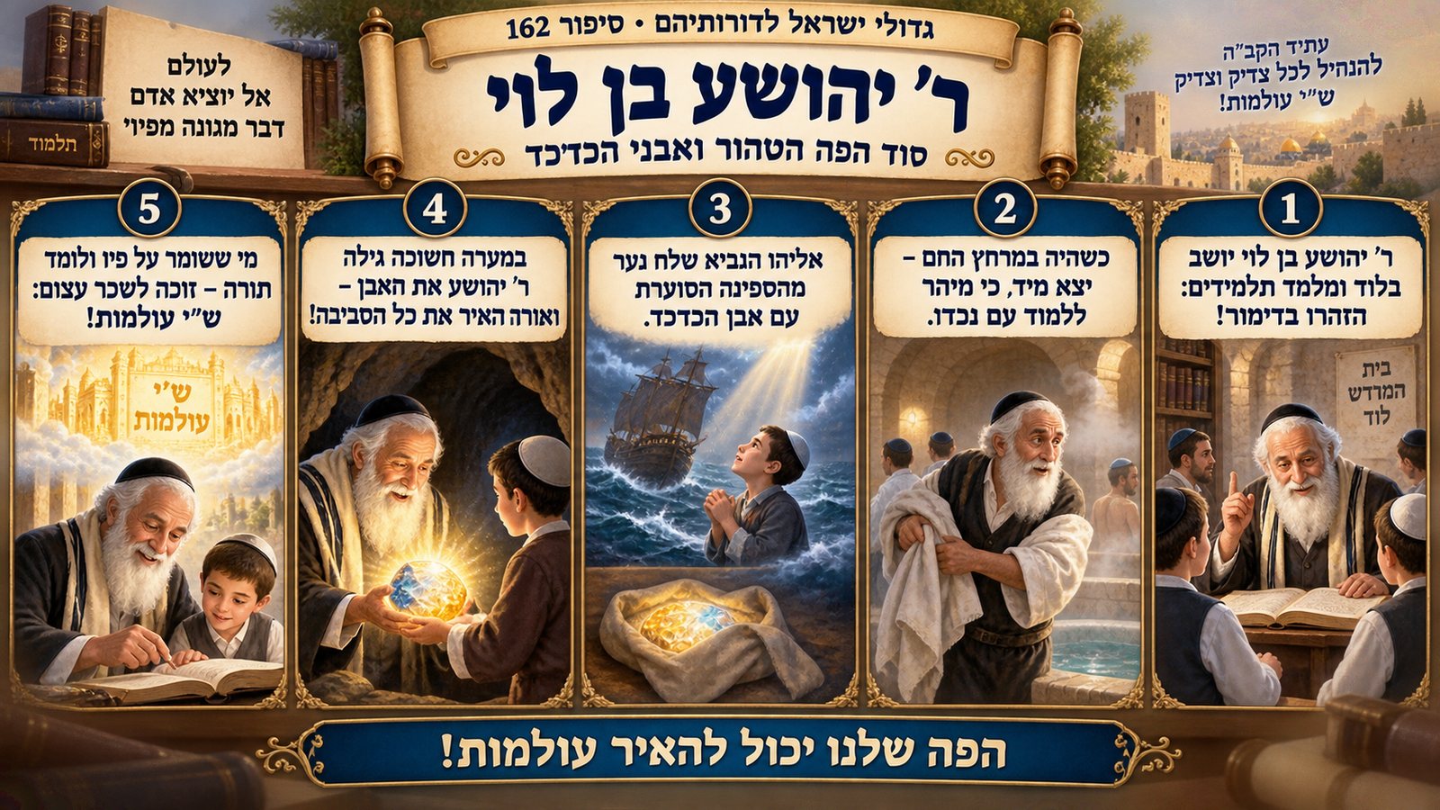 תמונת סיכום — ר' יהושע בן לוי: ר' יהושע בן לוי